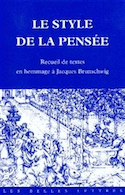 Style de la pensée (Le)
